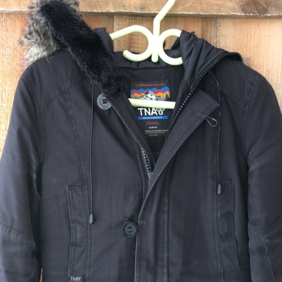 TNA slim fit downfilled Bancroft parka XS - Picture 2 of 9